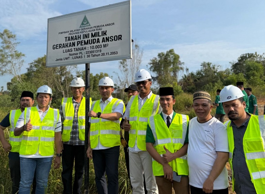 GP Ansor Groundbreaking Kantor BUMA Kepri, Gerakkan Semangat Ekonomi di Wilayah Perbatasan